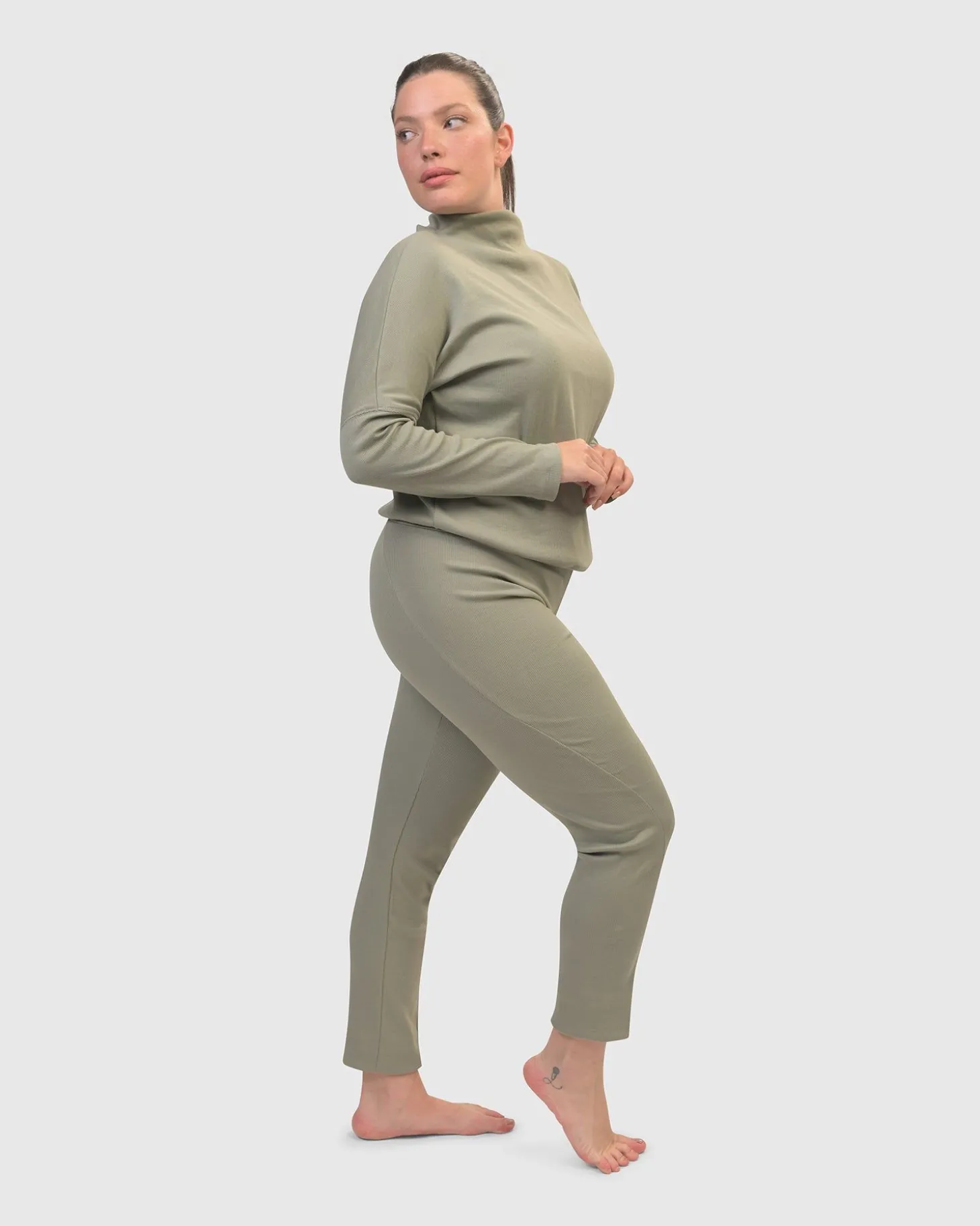 Zen Drawstring Sweatshirt, Nature